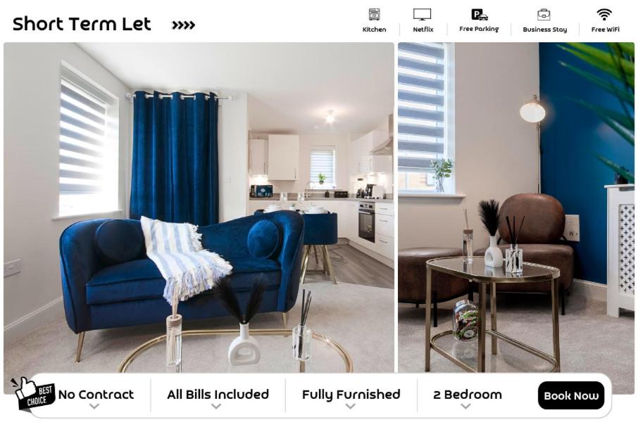 Milton Keynes Apartment | Flat in Milton Keynes Free parking Self checkin fast wifi