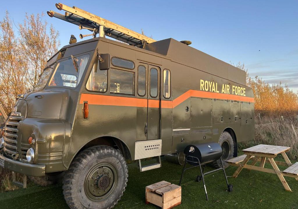 Boston House | Green Goddess fire engine