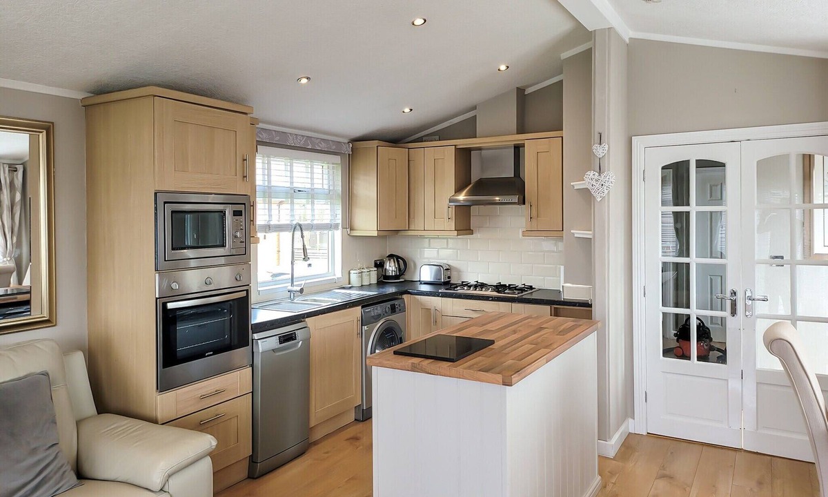 Carnforth Cabin | Gressingham 46 is extremely spacious, accommodating up to four guests in total comfort.