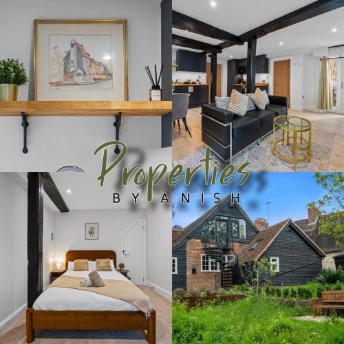 Godalming Apartment | Modern & Historic Mill Flat with Stream Views