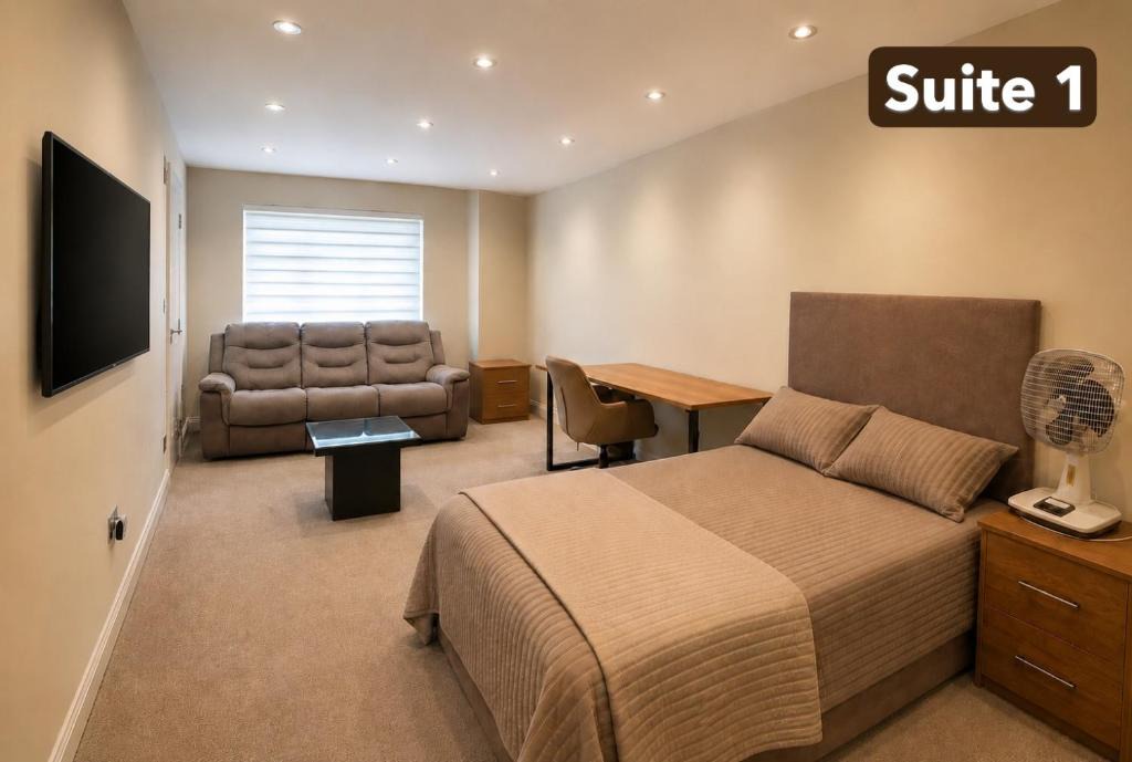 Edgware House | Modern Spacious Work and Stay Suite Edgware, London
