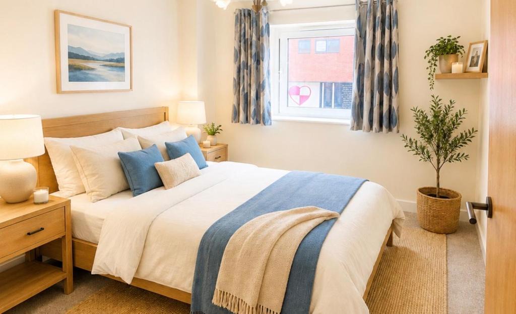 Wrexham Apartment | Stylish Wrexham City Centre 1 Bedroom Apartment Sleeps 4