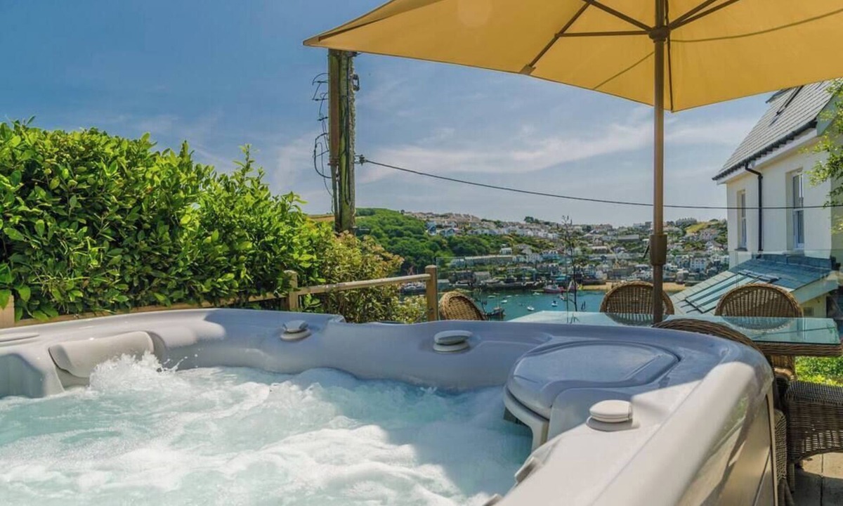 Fowey House | Victorian Schoolhouse w/Hot Tub & Harbour Views