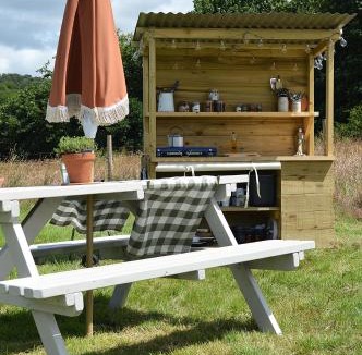 Lostwithiel Other | "Badger" Tylda Tents at Heydaze Campsite - 5m Luxury Bell Tent