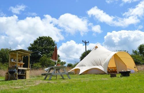 Lostwithiel Other | "Badger" Tylda Tents at Heydaze Campsite - 5m Luxury Bell Tent