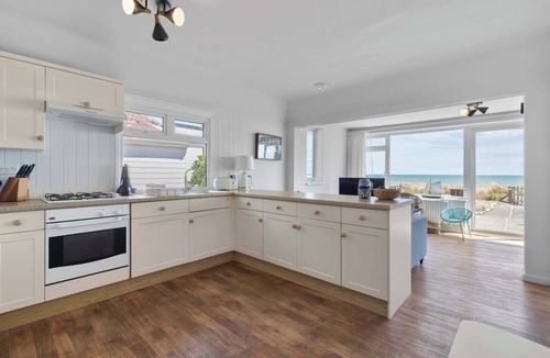 Pevensey House | Beachfront Bungalow: Direct Access & Sea-View Terrace