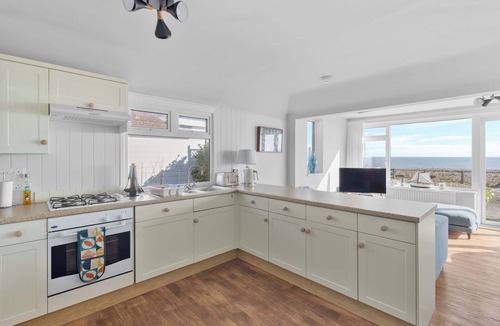 Pevensey House | Beachfront Bungalow: Direct Access & Sea-View Terrace