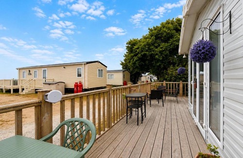 Corton House | Beautiful Caravan With Decking At Azure Seas Ref 32060Az