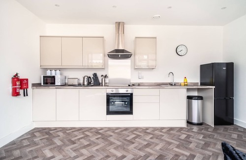 Wrexham Apartment | Chic 1BR Wrexham Apt, Walk to Station