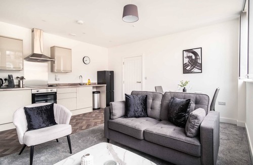 Wrexham Apartment | Chic 1BR Wrexham Apt, Walk to Station