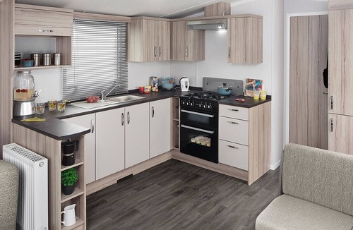 Cockburnspath House | Essential Clover Caravan (Sleeps 4, Dog Friendly)