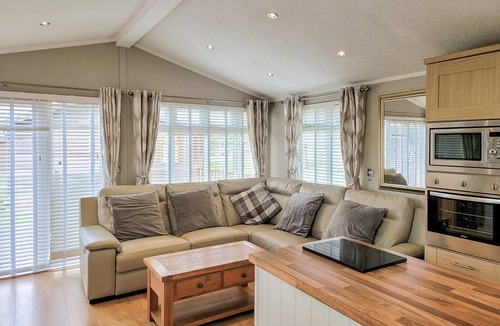 Carnforth Cabin | Gressingham 46 is extremely spacious, accommodating up to four guests in total comfort.