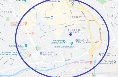 Nottingham City Centre Apartment | Large Central Spacious Studio Apartment With High Ceilings