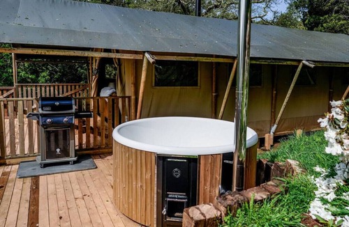 Kingsbridge Cabin | Lower Coombe Royal- Orchard Lodge with Hot Tub