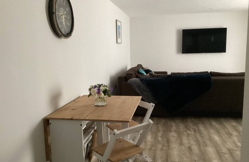 Swanage Apartment | Modern self contained studio, set above Swanage Bay. Sleeps 2.