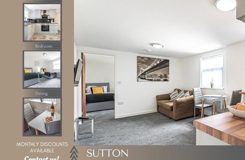 St Helens Apartment | Modern Serviced Apartments in St Helens with Free WiFi Ideal for Leisure or Work Stays by North West Accommodation