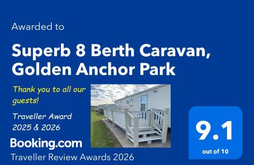 Chapel Saint Leonards Ski Chalet | Superb 8 Berth Caravan, Golden Anchor Park