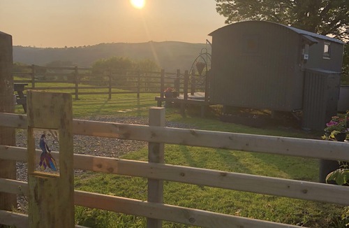 Corwen Cabin | The Peacock Shepherds Hut at Hafoty Boeth