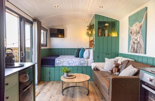Saundersfoot Ski Chalet | Willows Rest - 1 Bed Shepherds Hut - Pentlepoir
