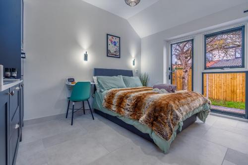 Cosy studio with parking and underfloor heating