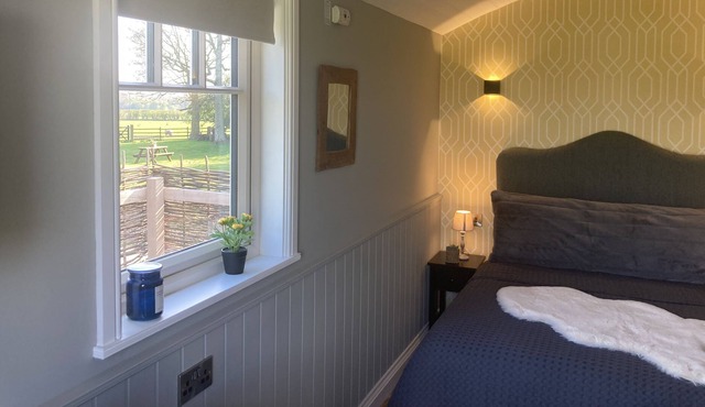 Hand crafted, this shepherds hut is a wonderful place to get away from it all.