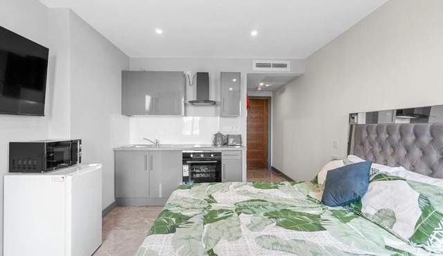 Modern Studio with Balcony Godino Hotel Ilford