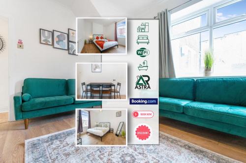 Spacious 4BR House - Sleeps 7 - Free Parking