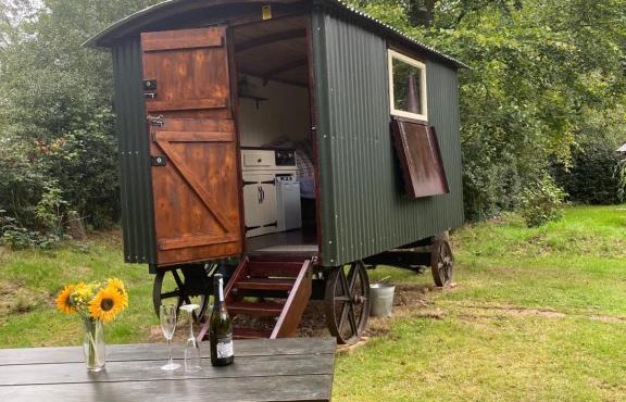 The Shepherd's Hut - Wild Escapes Wrenbury off grid glamping - ages 12 and over