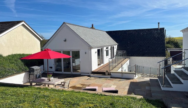 Windrush, Malborough. A spacious family home with a large patio and garden
