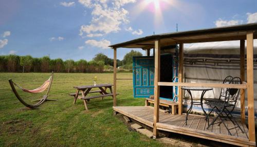 Yurt in Devon in Burrington